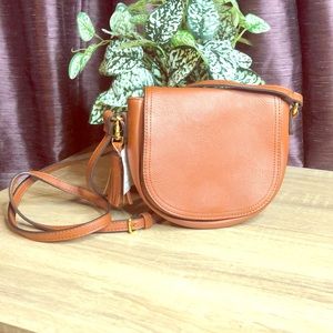 Old Navy Tan Faux Leather Crossbody